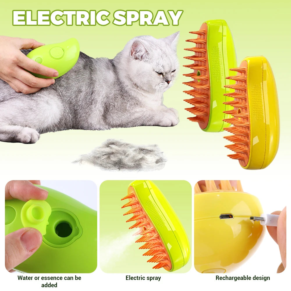 Steamy Pet Brush