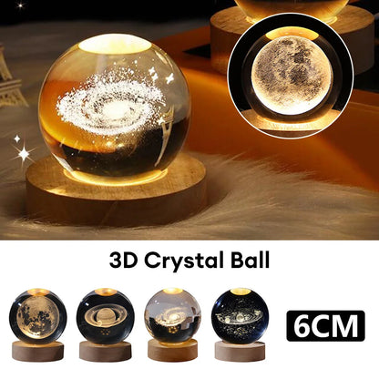 3D Crystal Ball Planet